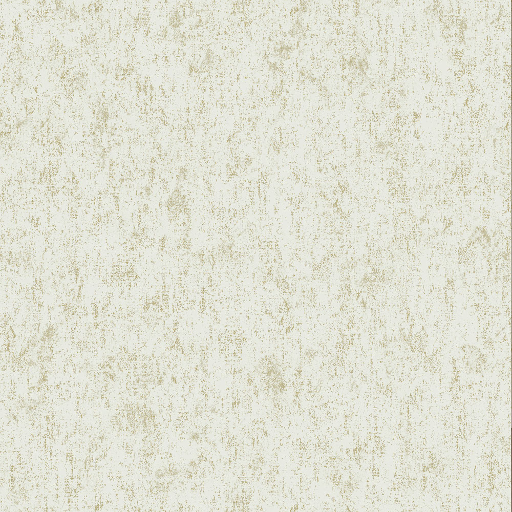 Pattern created by the Metallic Gold and Cream Concrete-look wallpaper