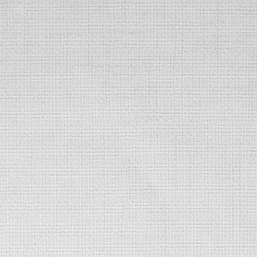 Colour swatch and liene texture of the White Hessian Wallpaper from Superfresco Easy