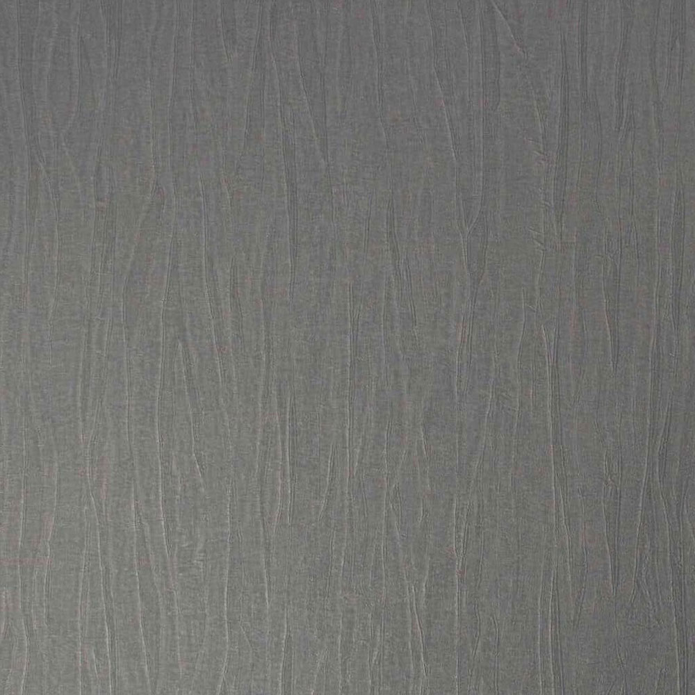 Colour swatch of the warm grey marquise wallpaper in smokey quartz, also shown is the draped silk texture with metallic