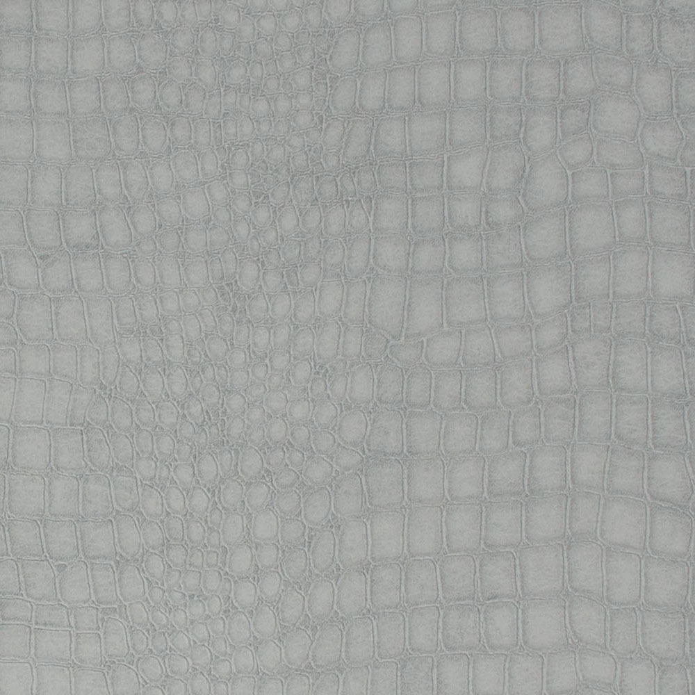 Colour swatch showing the pattern of the Grey Crocodile Wallpaper