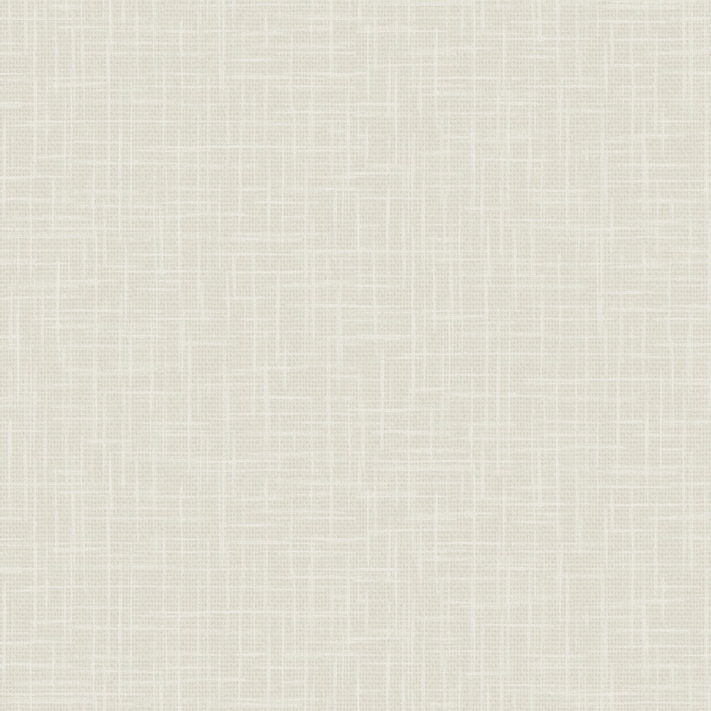 Focus of the beige texture in the faux hessian natural wallpaper