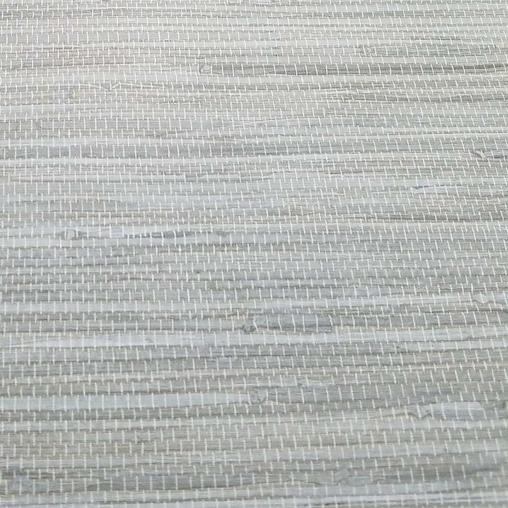 Colour swatch and texture of the NT33705 grey grasscloth wallpaper