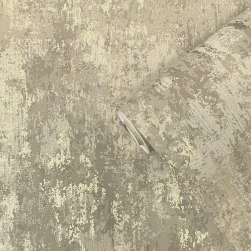 brown-natural-distressed-concrete-wallpaper Roll of brown natural distressed concrete wallpaper, slightly unrolled